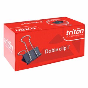 Gancho Manecilla Doble Clip 1 5/8 3Cm Triton Cajax12
