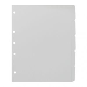 Separador Pasta Argolla 105-5 Blanco