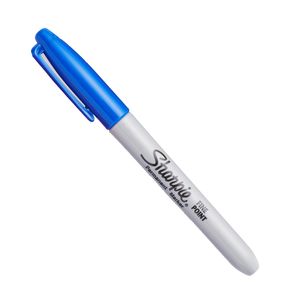 Marcador Permanente Punta Fina Azul Sharpie