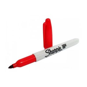 Marcador Permanente Punta Fina Rojo Sharpie