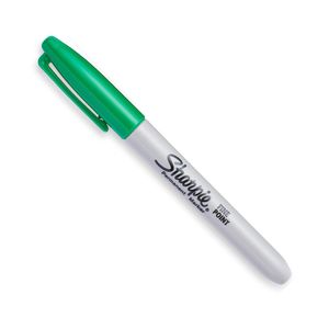 Marcador Permanente Punta Fina Verde Sharpie