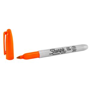 Marcador Permanente Punta Fina Naranja