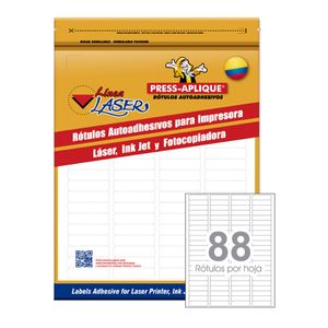 Rotulo Láser 48.2x12.5 Paquete x  2640