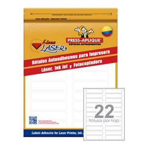 Rotulo Láser 88.9x23 Paquete x 660