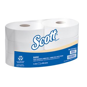 Papel Higiénico 500M Blanco Scott Paquete x 6