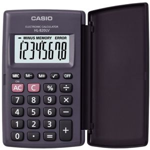 Calculadora Casio viajera con tapa