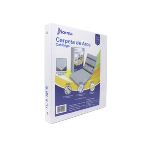 Carpeta de 3 Argollas  105 Blanca 1" Norma