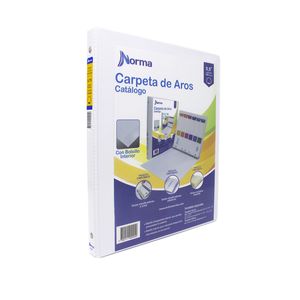 Carpeta de 3 Argollas  105 Blanca 0.75 " Norma