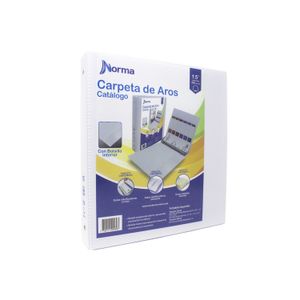 Carpeta de 3 Argollas  105 Blanca 1.5" Norma