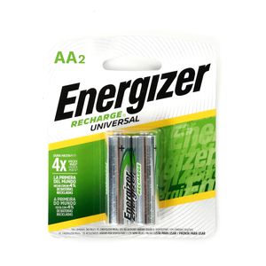 Pila Recargable Tipo Aa Energizer Blíster x 2