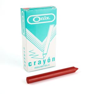 Crayones Industrial Rojo  Caja x 10