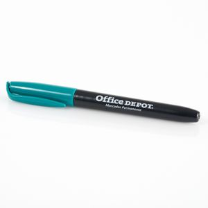 Marcador Permanente Punta Fina Verde Ofix