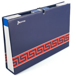 Archivador Fuelle Polipropileno Oficio Azul