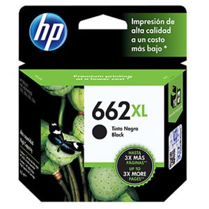 Cartucho HP 662XL Negro