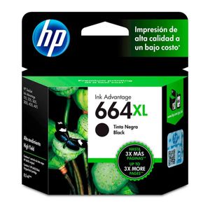 Cartucho HP 664XL Negro