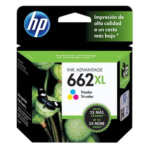 Cartucho HP 662XL Tricolor