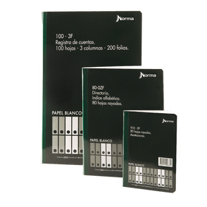 Libro Contabilidad Anotación Blanco 910-Of 80Hojas