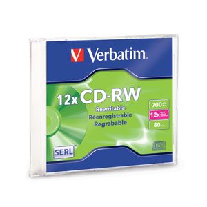 Cd-rw Verbatim 80min/700mb 12x