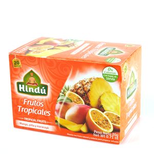 Infusión Te Frutos Tropicales Hindú Caja x 20