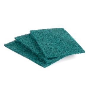 Paño Abrasivo 10x15Cm Verde Paquete x 3