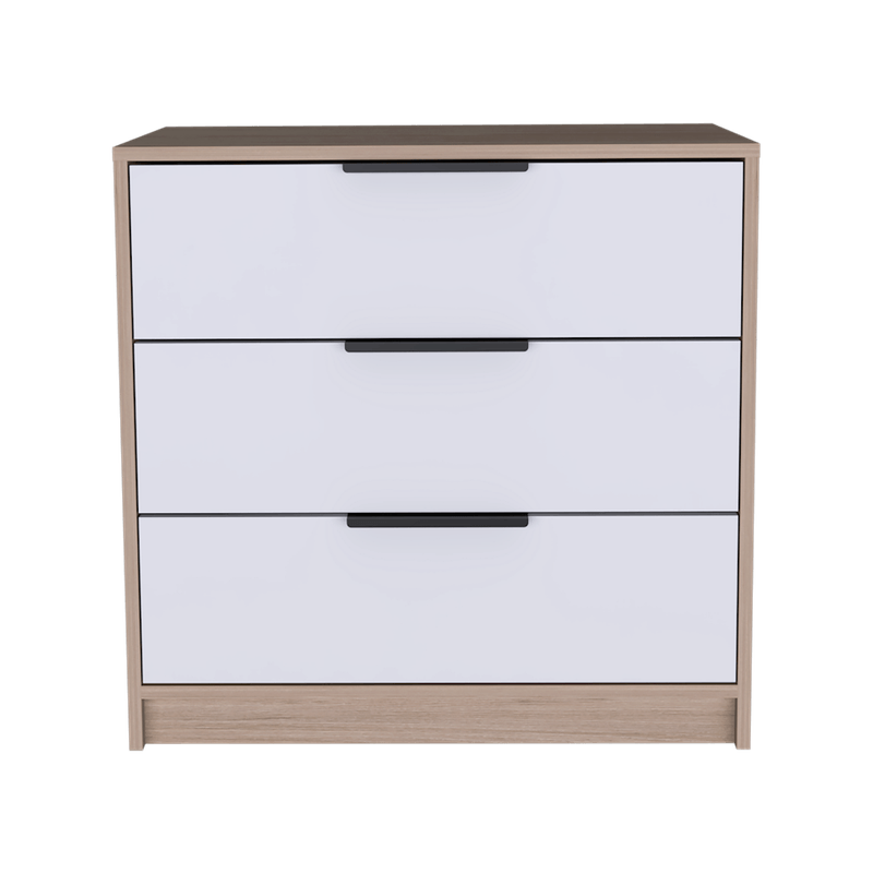 Comoda-3-cajones-Kaia-RTA-rovere-blanco