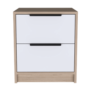 Mesa de noche Kaia x 2 Unidades RTA rovere-blanco