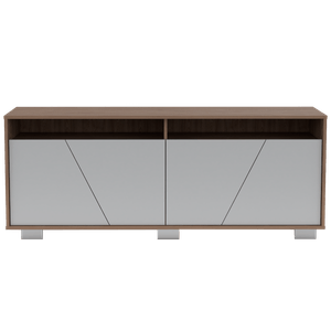 Rack para tv Fraktal RTA blanco-miel