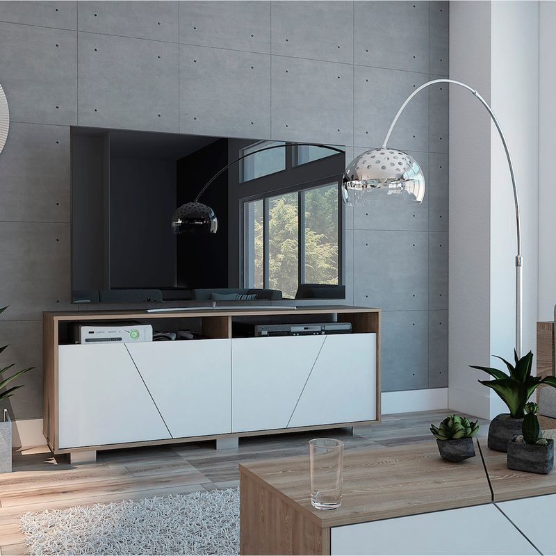 Rack-para-tv-Fraktal-RTA-blanco-miel