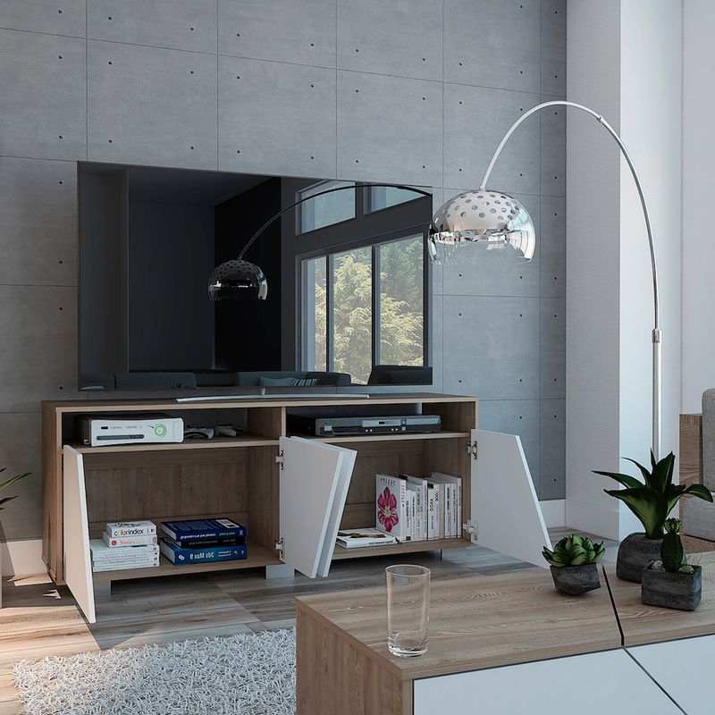 Rack-para-tv-Fraktal-RTA-blanco-miel