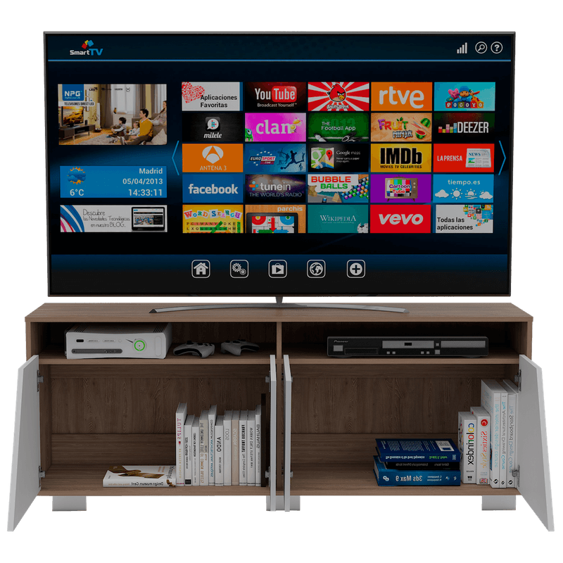 Rack-para-tv-Fraktal-RTA-blanco-miel
