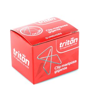 Clip Mariposa Gigante Triton Cajaa*12