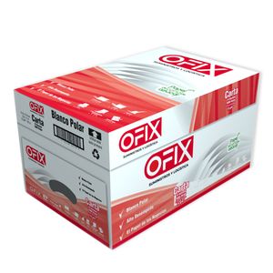 Caja Papel Láser Carta Blanco 75G Ofix x 10 Resmas