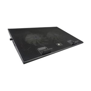 Base Refrigerante Star Tec St-Cp-12 2 Ventiladores Negro