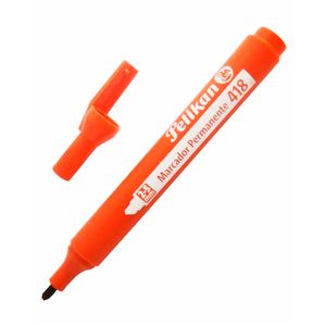 Marcador Permanente R. 418 Naranja Pelikan