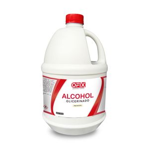 Alcohol Glicerinado 70% Neutro Todo Uso X 3800 Ml Ofix