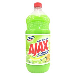 Limpiador Desinfectante Ajax Bicar Naranja Limón Ajax X 1000 Ml