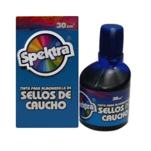 Tinta Para Sellos Azul