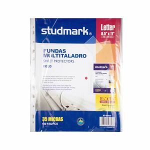 Bolsillo Polipropileno Carta Studmark Unidad