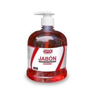 Jabon Liquido Manos Antibacterial X 1000 Cc Con Valvula Frutos Rojos