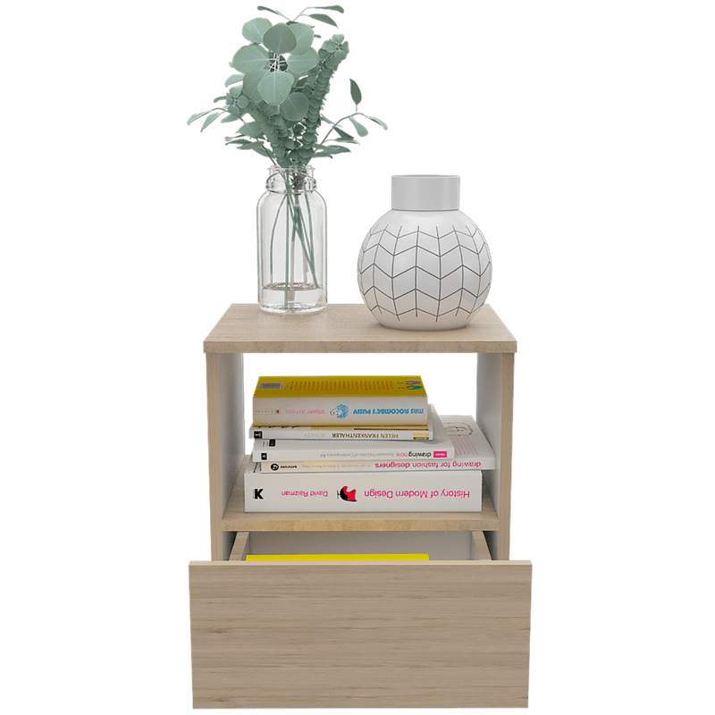 MRB-3761-Mesa-de-Noche-Camel-Frontal-abierta-decorada