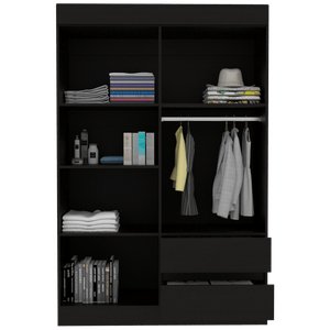 Closet Caoba 183 X 120 X 47 con Espejo RTA Wengue