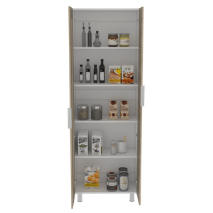 Mueble Alacena Fendi Rta Blanco + Rovere
