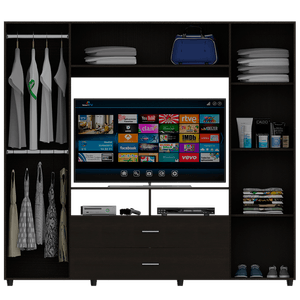 Closet Manila Z 200 X 198 X 50 Rta Wengue