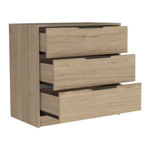 Comoda 4 Cajones Kaia Rta Rovere + Blanco