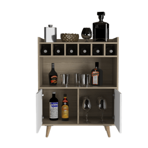 Mueble Bar Bora Rta Rovere + Blanco