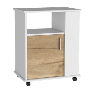 Modulo Microondas Luna Rta Blanco + Rovere