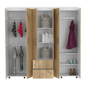 Closet Bariloche 200 X 200 X 50 Rta Blanco Duna