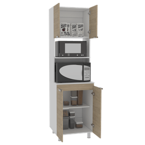 Mueble Microondas Fendi Rta Blanco Rovere