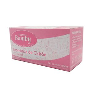 Aromática Cidrón Bamby Cajx20