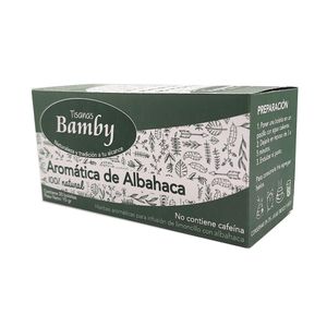 Aromática Albahaca Bamby Cajx20